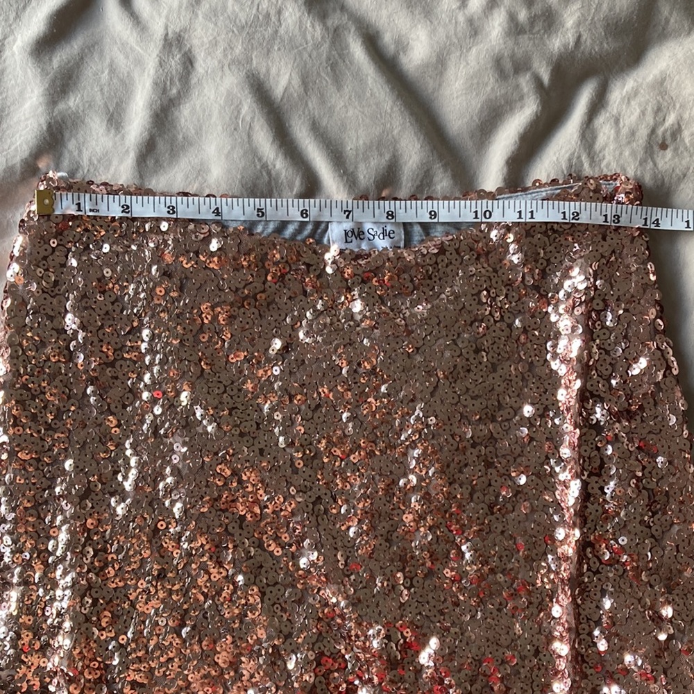Sequin Mini Skirt - image 4